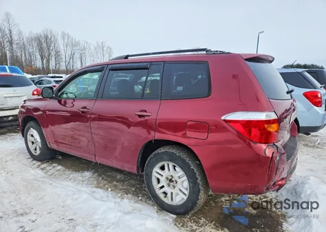 2008 Toyota Highlander from USA, damaged, VIN JTEES41A082012689